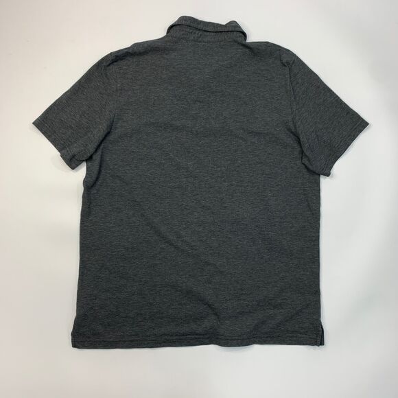 Travis Mathew Polo Shirt Mens XXL Coal The Zinna Pima Cotton Blend Short Sleeve - Picture 7 of 11